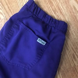 Purple greys anatomy pants size Small